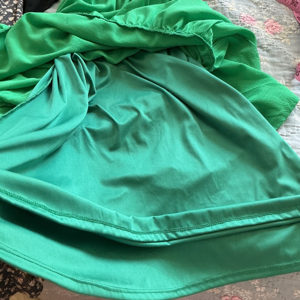 NWT Spense Summer Dress Lined Green Size 8 Women's Strap Maxi Halter Type - Picture 7 of 9
